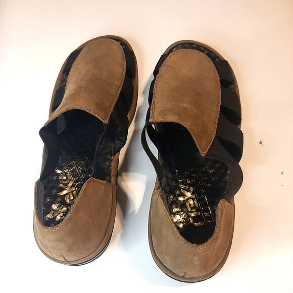 Rieker Antistress Sandal Womens 38 vegan leather and elastic cutout comfort shoe - Picture 7 of 7